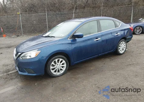 2018 Nissan Sentra Sv из США, поврежденный, VIN 3N1AB7APXJY244235